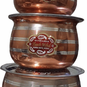 Ruby Diamond Hyderabadi Handi set